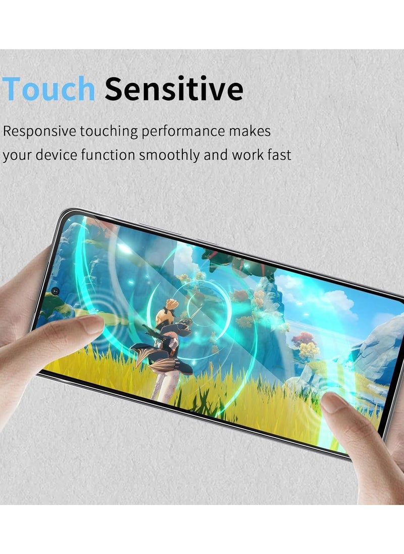 Tempered Glass Compatible with OnePlus Nord CE4 Lite 5G, 【3 Pack】 Screen Protector + 【2 Pack】 Camera Lens Protector, 9H Hardness No Bubbles Glass for OnePlus Nord CE4 Lite