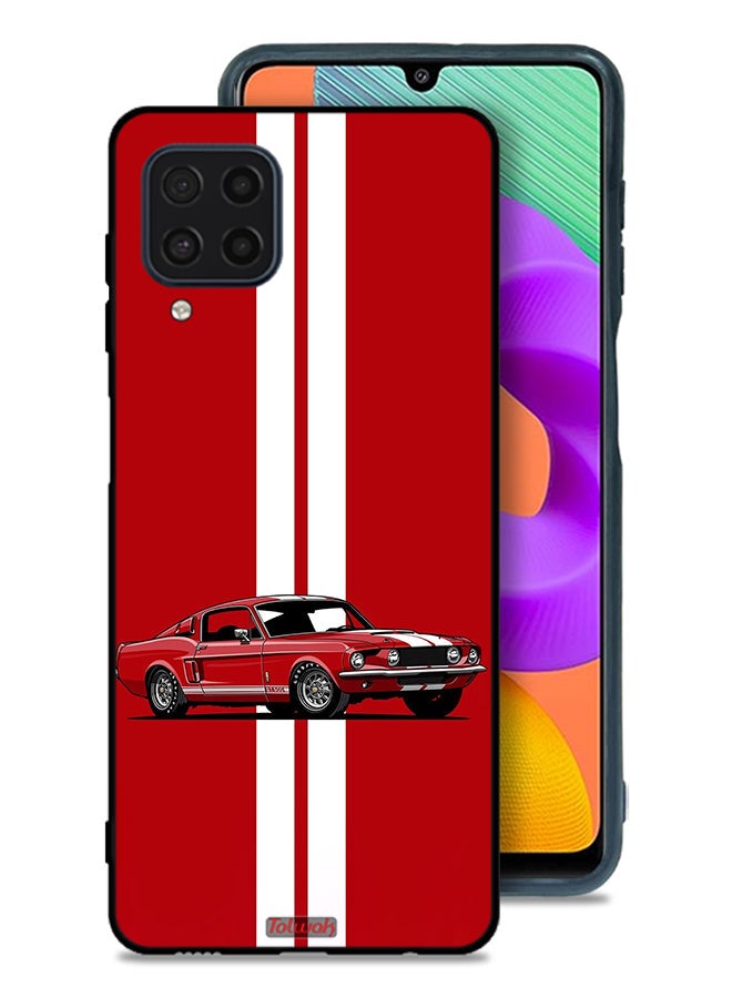 Tolwak Samsung Galaxy M32 4G Protective Case Cover Vintage Car Abstract Art - Image 1
