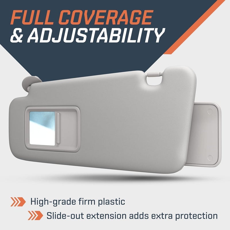 SAILEAD Left Driver Side Sun Visor for Toyota Highlander - Image 2