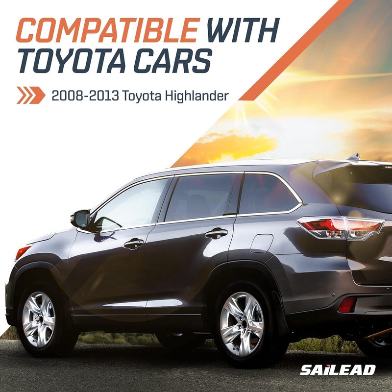 SAILEAD Left Driver Side Sun Visor for Toyota Highlander - Image 4