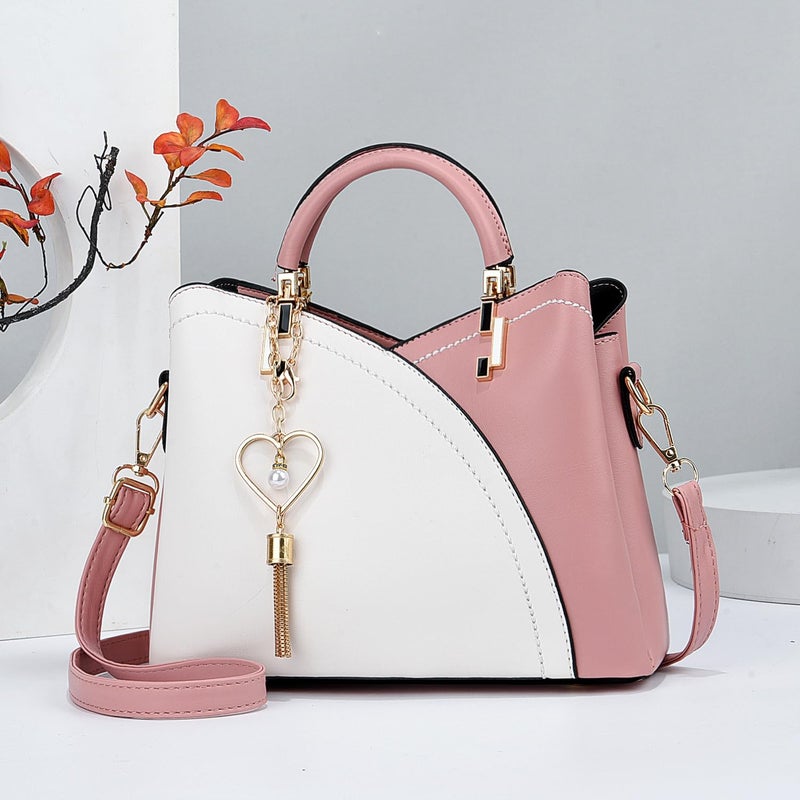 Xiaoyu Small Purses and Handbags for Women Fashion Crossbody Bag Lightweight Shoulder Bag Top Handle Satchel Purse (Pink) - Image 3