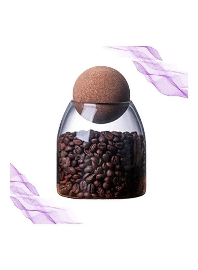 Lushh Food Storage Jar With Round Ball Cork Lid - Image 2