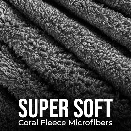 CAR101 Microfiber Cloth - 4Pcs - 40x40 cm - 450 GSM - Assorted | Multipurpose | Lint-Free | Superior Softness & High Absorbency | Microfibre Towels for Car, Bike & Household Cleaning - Image 5