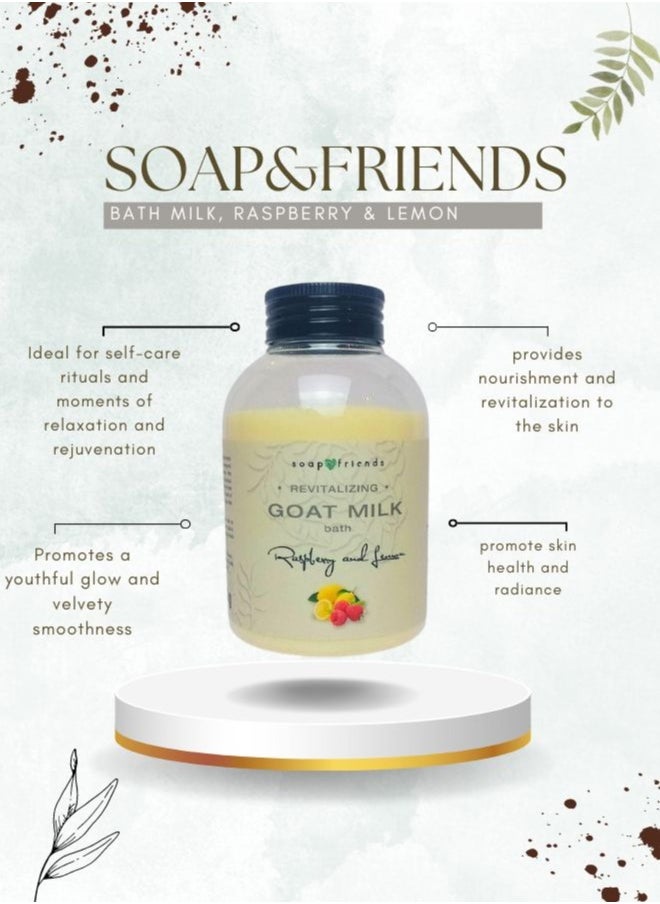 Soap&Friends Soap&Friends Raspberry and Lemon Goat Milk for Soothing and Fresh Skin 500 g  - Image 3