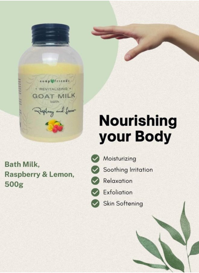 Soap&Friends Soap&Friends Raspberry and Lemon Goat Milk for Soothing and Fresh Skin 500 g  - Image 4