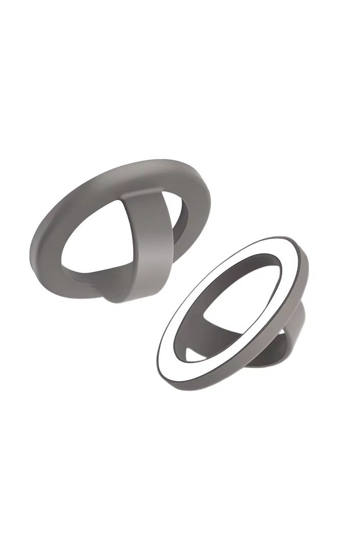 Premium Magnetic Phone Grip Advanced Enhanced for iPhone with MagSafe Technology in Grey - Image 2