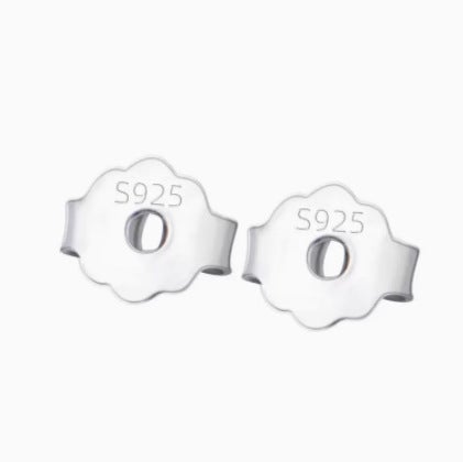 s999 Sterling Silver Round Bead Ear Bone Nail Mini Doudou Ear Holes Ear Nail Valentines Day Handmade Glow Earrings for Men and Women S925 Silver Earplugs