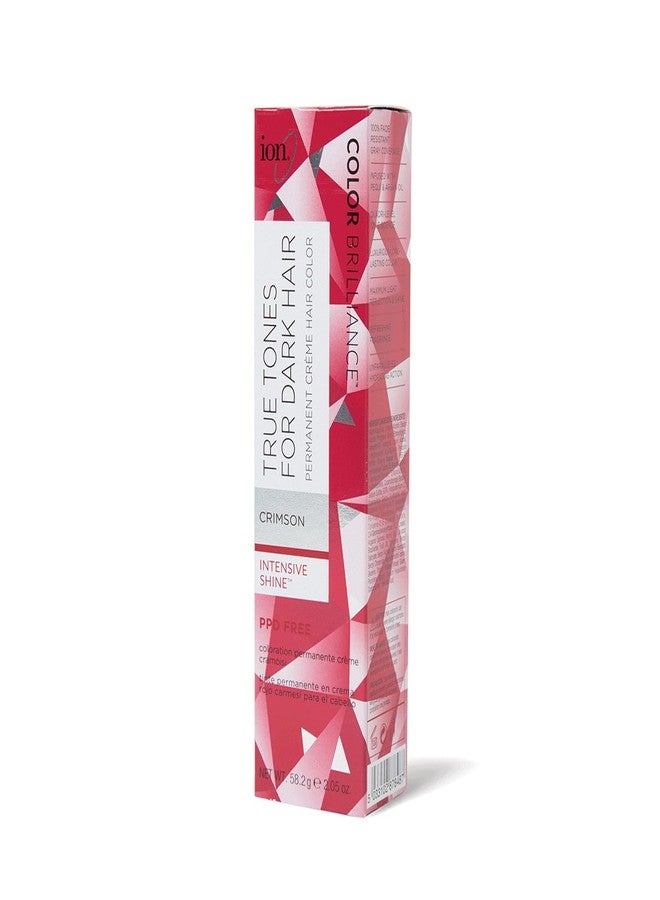 Ion True Tones for Dark Hair Permanent Crème Hair Color Crimson Crimson - Image 3