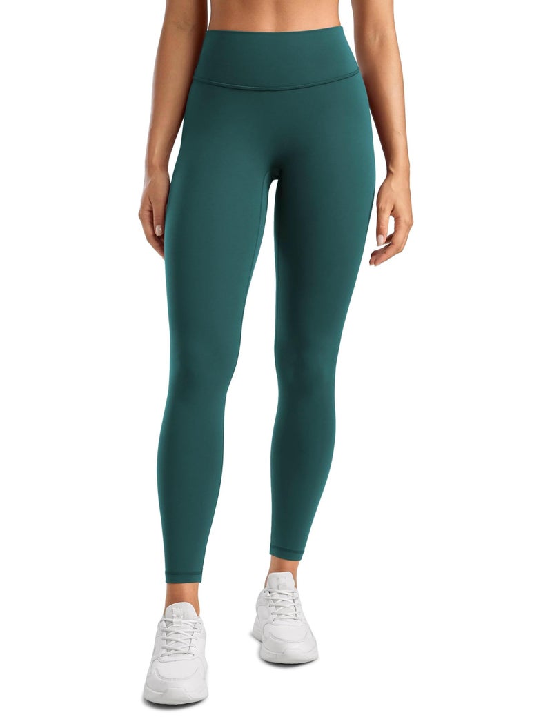 INGIA Womens High Waisted No Front Seam Lounge Yoga Legging 25" Workout Tummy Control Gym Yoga Pants Forest Green X-Small - Image 1