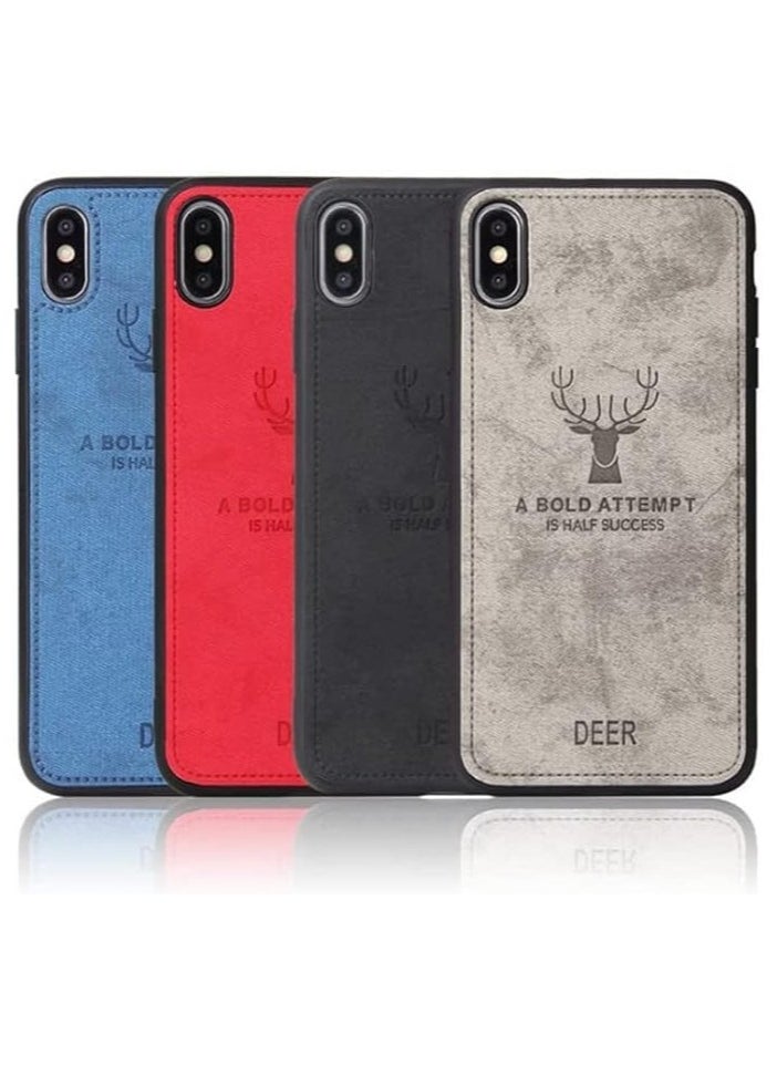 Generic - ELMO3EZZ Oppo F11 Pro Digital Luxury Soft Texture Patterned TPU Cloth Case, Dirt-Resistant, Anti-Shock, Anti-Fingerprint, Full Body Protective For Oppo F11 Pro (Black) - Image 1