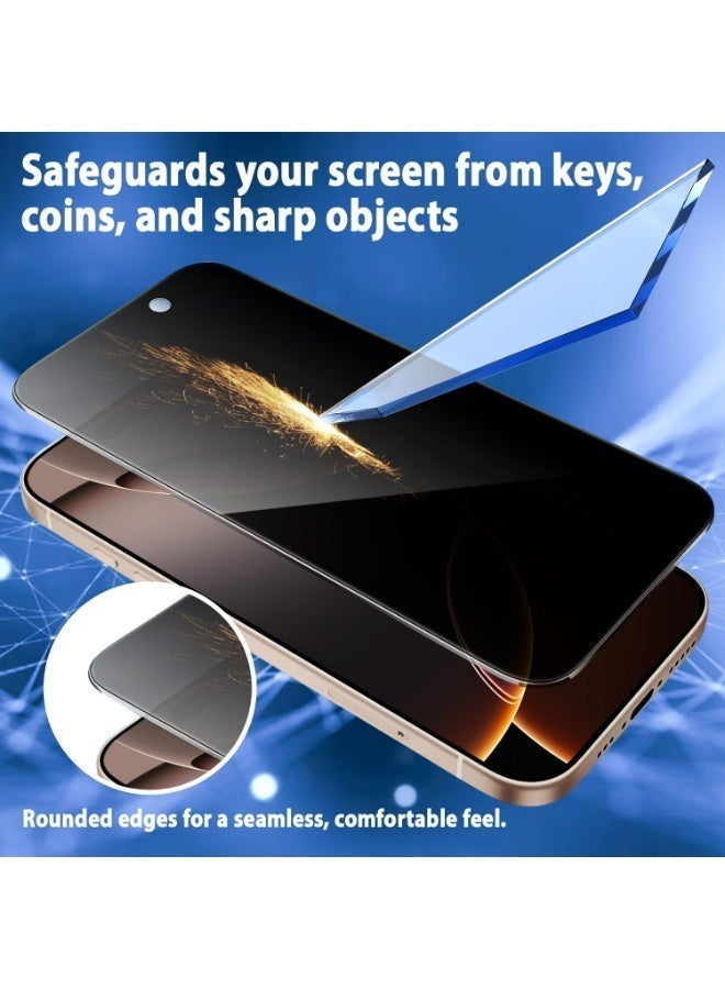نيكسجين واقي شاشة الخصوصية من NIXGEN لسلسلة Iphone 17 Pro Max، زجاج مقاوم للكسر بدرجة عسكرية، عبوة من 3 قطع - Image 5