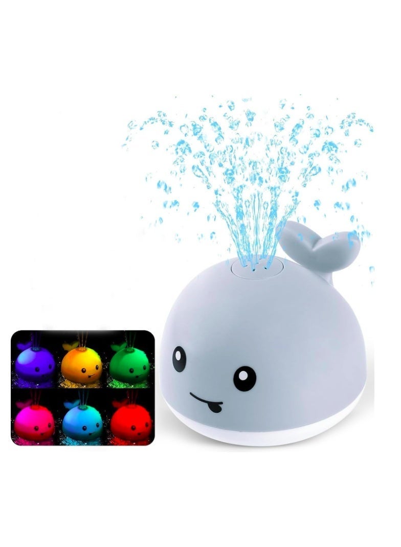 Kidzilla Whale Bath Toy Sprinkler - Bath Toys for Toddlers 1-3 - Light Up Water Whale Bath Toy - Bathtub Toys for Infants 6-12 Months Toddlers Age 2-4 Birthday Gift for 1 2 3 4 5 Year Old Boys Girls - Image 1