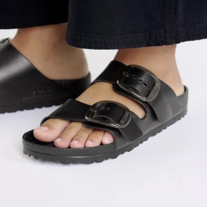 Birkenstock Arizona Big Buckle EVA Sports Sandals, Black - Image 2