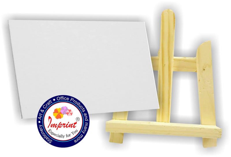 IMPRINT Canvas and Easel Set 6x8 inch Canvas Board and a Small Easel 6 inch Height and 5 Inch Width - Image 3