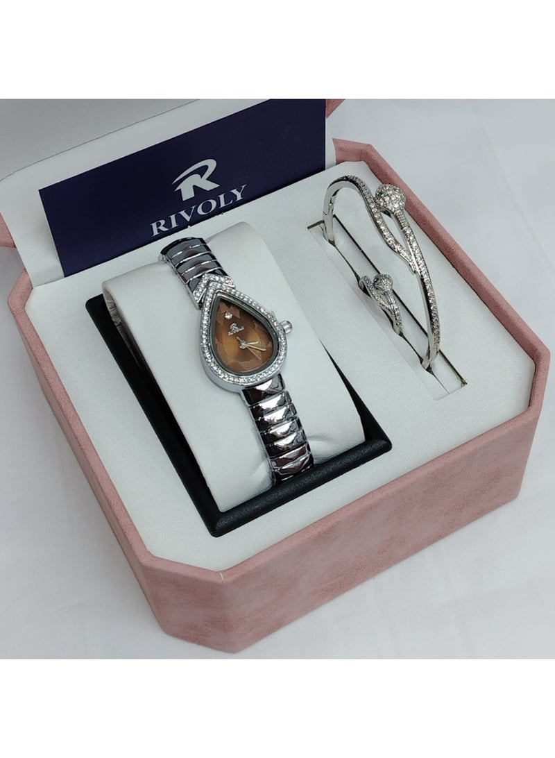 ريفولي ساعه مع الأسوارة مع الخاتم اخر اصدار من ريفولي