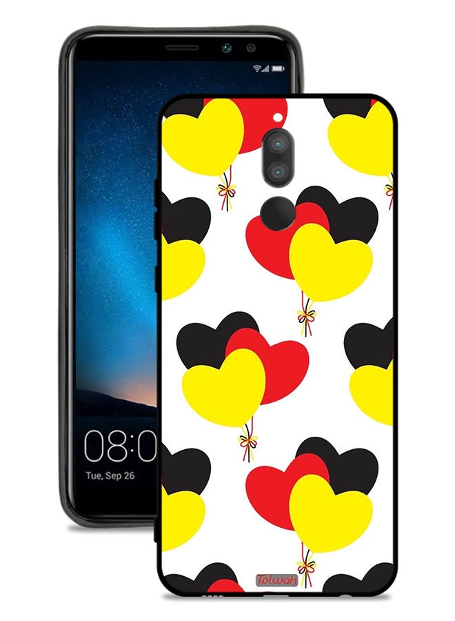 Tolwak Huawei Mate 10 Lite Protective Case Cover Three Hearts Bunch - Image 1