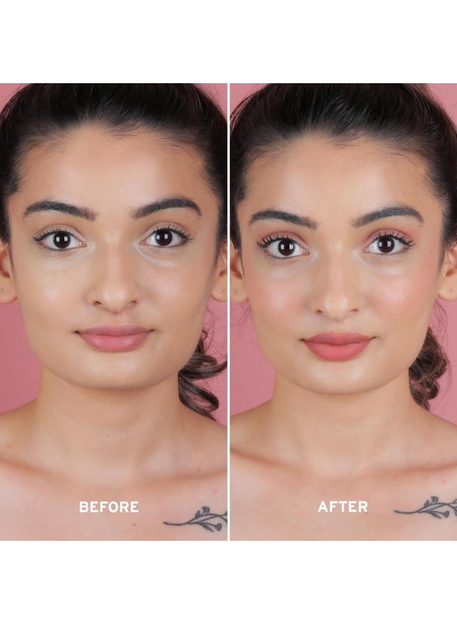 LAMIOR Humble Liquid Blush 5ML | Radiant & Satin Finish | 3 in 1 Colour for Cheeks, Lips & Eyes Tint | Long Lasting Natural Glow | Pigmented & Buildable, Enriched with Almond Oil, Jojoba & squalane - Image 2
