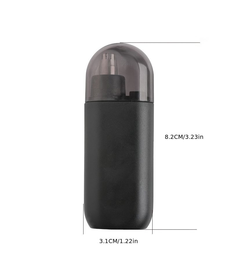 مقص أزرق لقص شعر الأنف والأذن يعمل بالشحن عبر USB، بتصميم مضغوط، بطارية ليثيوم، شحن سريع محمول - Image 4