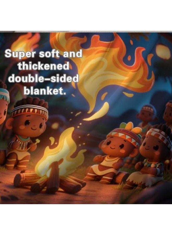 Flannel thin blanket (warm and comfortable, suitable for sleep, gaming, dust removal and sandproof) 150cm*200cm - 554