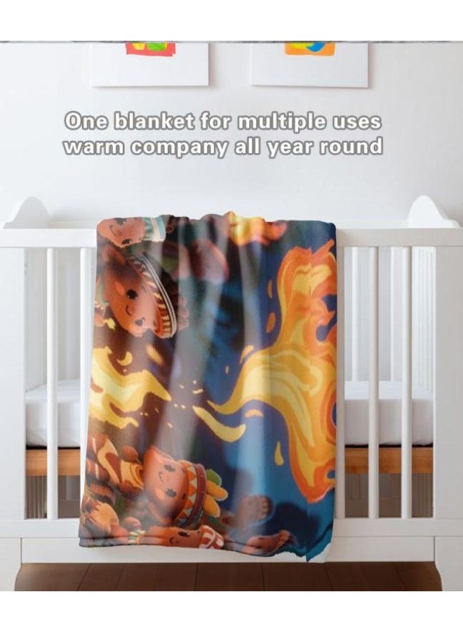 Flannel thin blanket (warm and comfortable, suitable for sleep, gaming, dust removal and sandproof) 150cm*200cm - 554