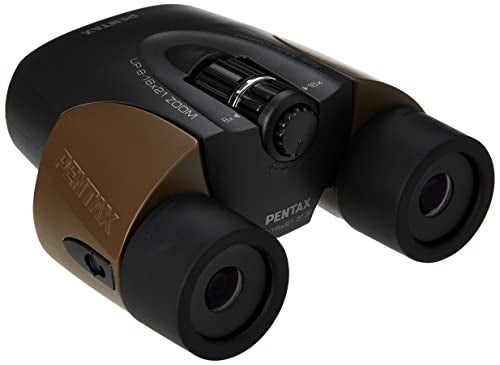 Pentax UP 8-16x21 Brown Binoculars (Brown) Fully-multi coating Zoom Tripod socket provide - Image 1