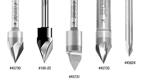 Amana Tool - 45730 Solid Carbide V-Groove Signmaking & Lettering 60 Deg x 9/16 Dia x 7/16 - Image 5
