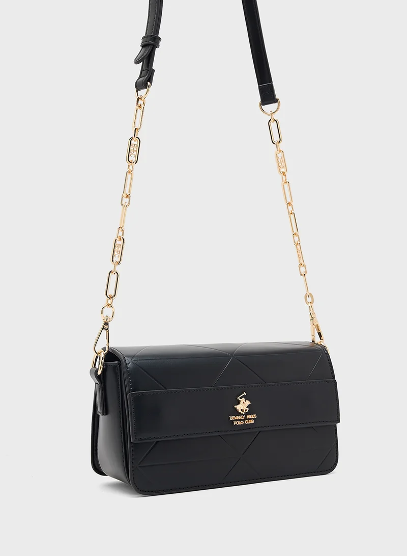 BEVERLY HILLS POLO CLUB Logo Detail Crossbody Bag