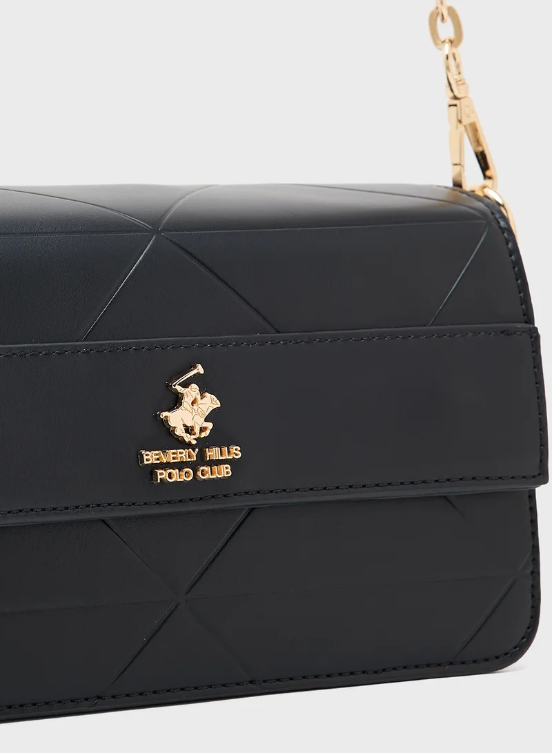 BEVERLY HILLS POLO CLUB Logo Detail Crossbody Bag