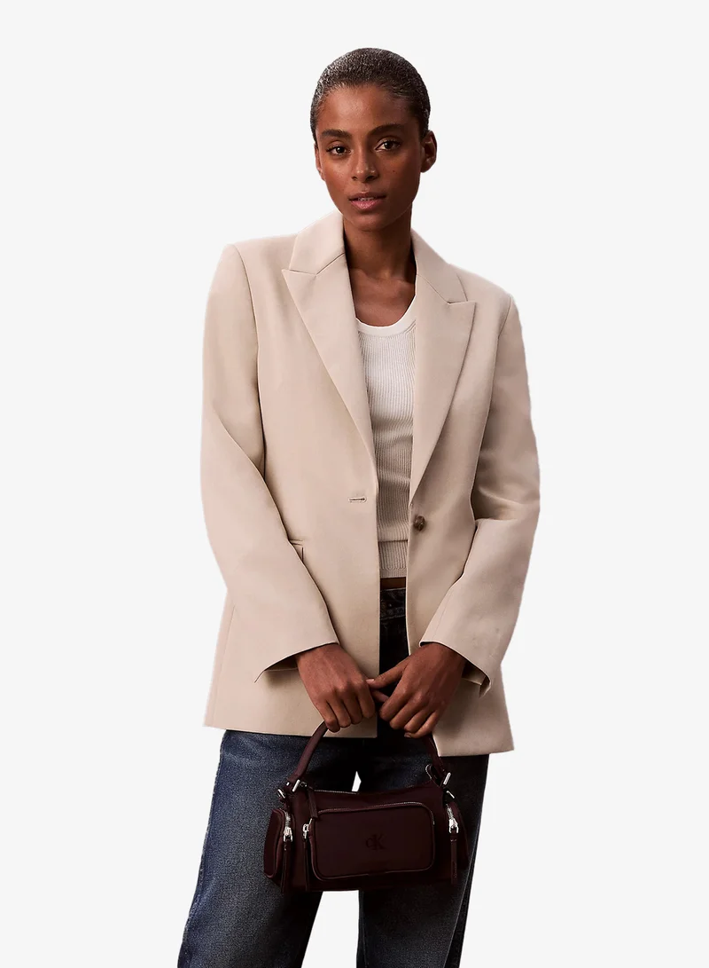 CALVIN KLEIN Soft Satin Nylon Shoulder Bag