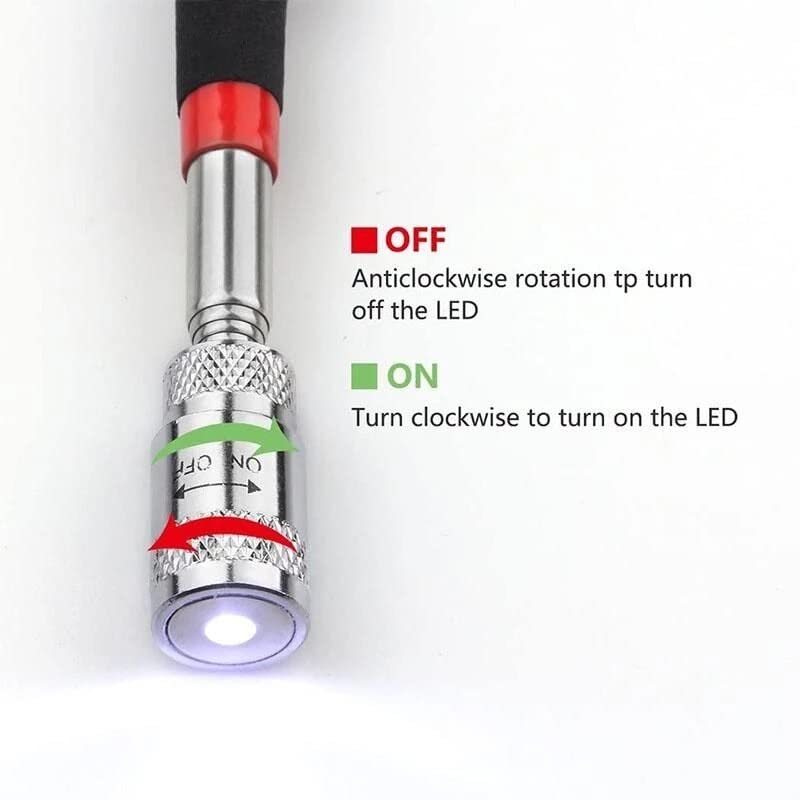 uptodateproducts 3Pcs Mini Portable Telescopic Magnetic Magnet Pen Handy Tool Capacity for Picking Up Nut Bolt - Image 2