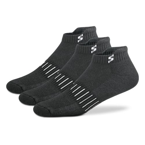 Supersox Bamboo Ankle Length Socks for Woman | 4 Times Softer than Cotton | Sustainable Fabric | Anti-Odour Socks for Sports, Gym & Daily Wear | Dark Grey Colour | Pack of 3 - Image 1