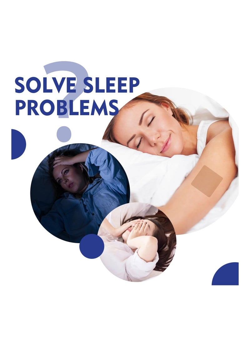 Generic Deep Sleep Patches for Adults, 48 Pcs Sleep Aid Pads, Natural Sleeping Stickers to Improve Sleep Quality, Relaxing Night Sleep Patches, Sleep Aid Patches for Men and Women - Image 2