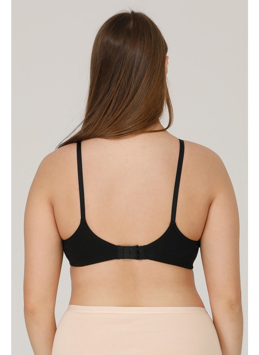 Parlingerie Par Lingerie Pl Nursing Bra Cotton Unlined Black  - Image 3