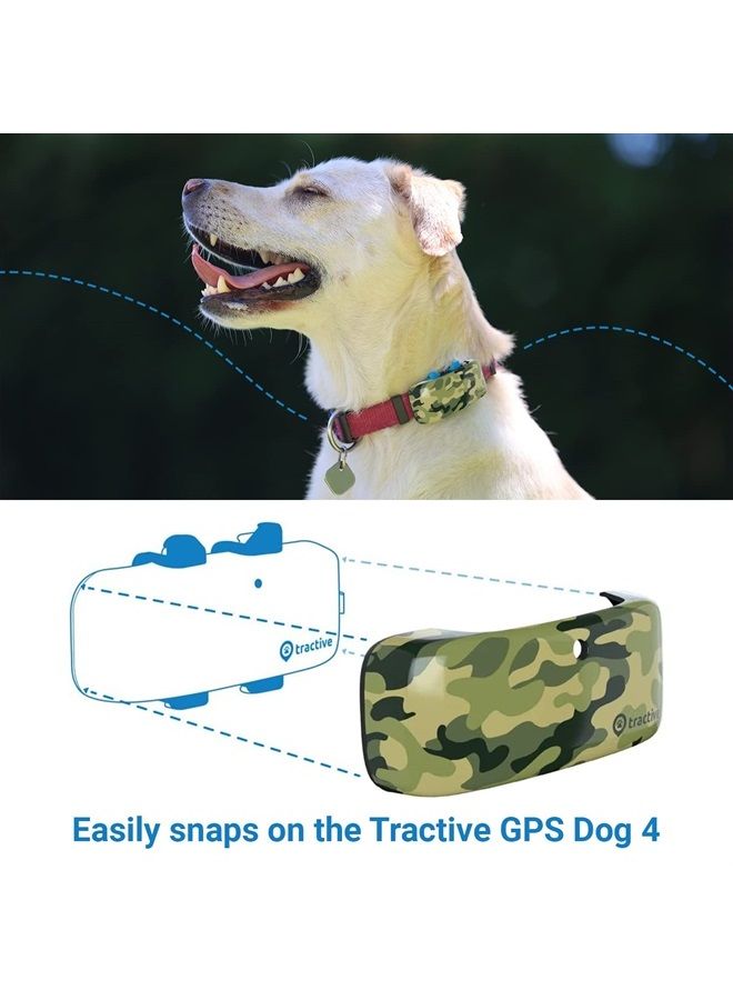 Tractive GPS Dog Tracker Cover - Camouflage - Image 2