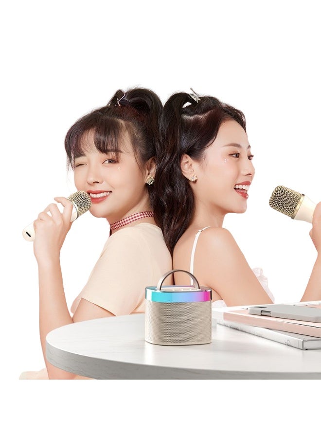 EBMINI Microphone Bluetooth Speaker With Microphone Singing Speaker All-In-One Machine