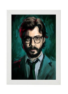 Professor LA Casa De Papel Money Heist Painting Wall Art Poster Frame