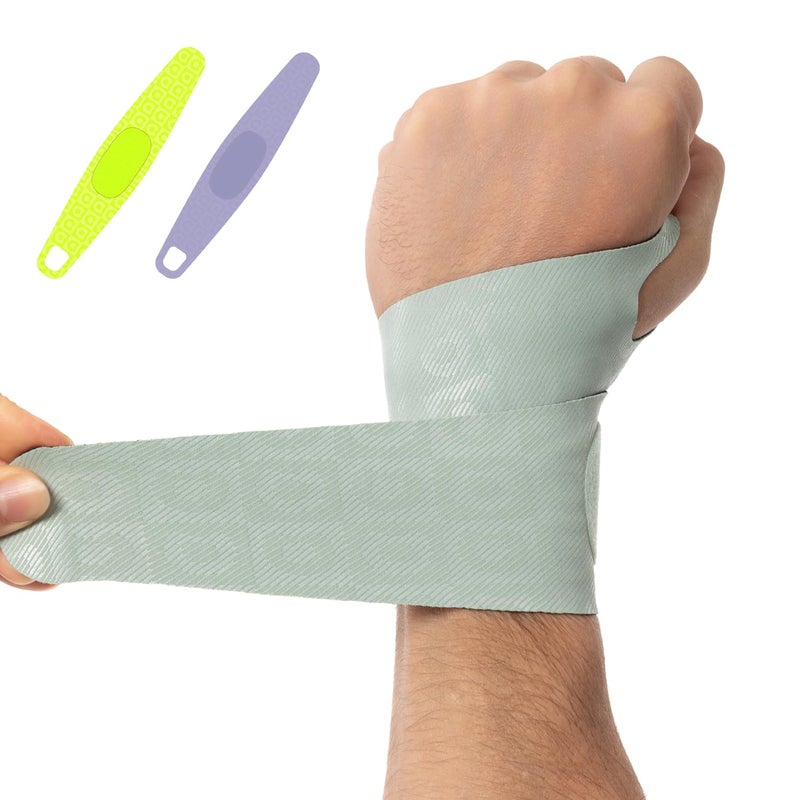 AOFIT Adjustable Wrist Brace for Pain Relief, Carpal Tunnel & Tendonitis Support â€“ Ergonomic Compression, Breathable & Anti-Slip Design, Fits Left & Right Hand, Ideal for Sports, Gaming & Office Use Green - Image 1
