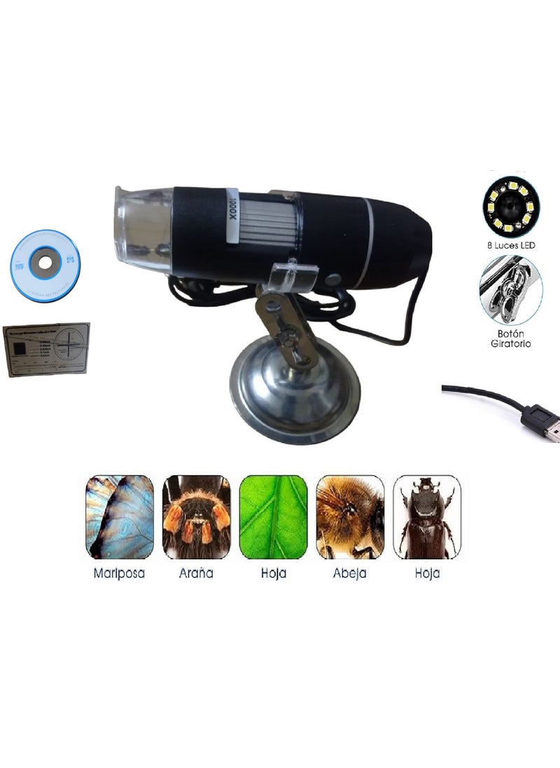 Generic 1000x Digital Microscope Camera with Stand  - Image 3