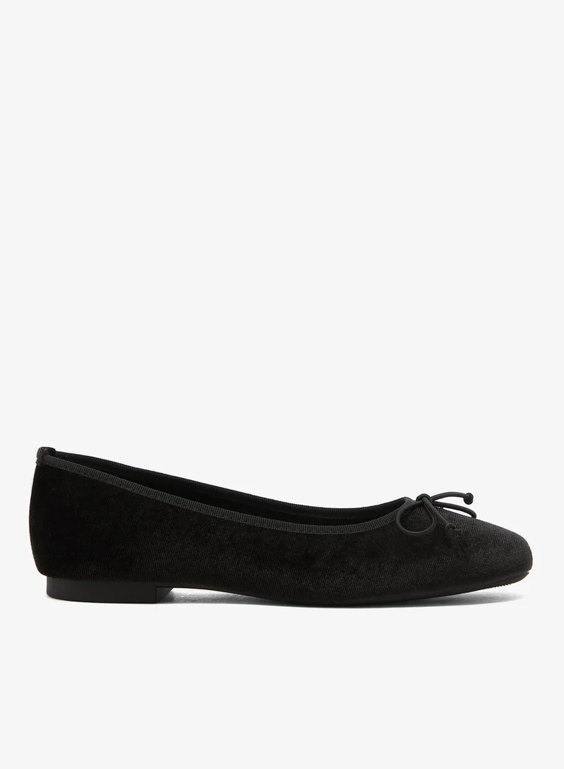 جينجر Classic Suede Ballet Flats