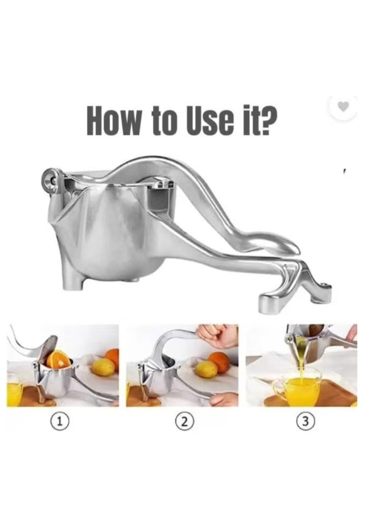 Manual Juicers Aluminum Hand juicer, Instant Vegetable & Fruit Mixer Orange, Watermelon, Lemon Squeezer Hand Press Juice Machine For Home  - Image 4