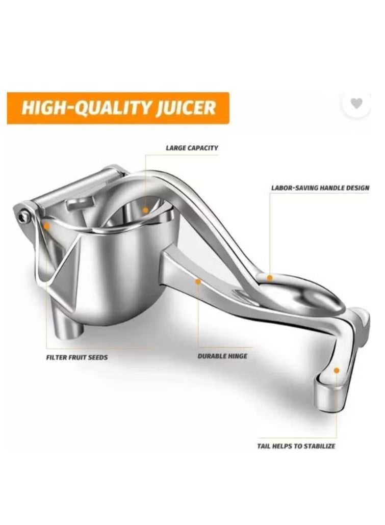 Manual Juicers Aluminum Hand juicer, Instant Vegetable & Fruit Mixer Orange, Watermelon, Lemon Squeezer Hand Press Juice Machine For Home  - Image 3