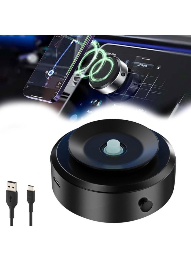 REWA X8 Magnetic Vacuum Suction Car Phone Holder – 360° Rotating Intelligent Mobile Mount with Strong Magnetic Adsorption, Reusable Suction Cup, One-Touch Lock, Universal Smartphone Dashboard & Windshield Stand for Safe Hands-Free Driving - Image 1