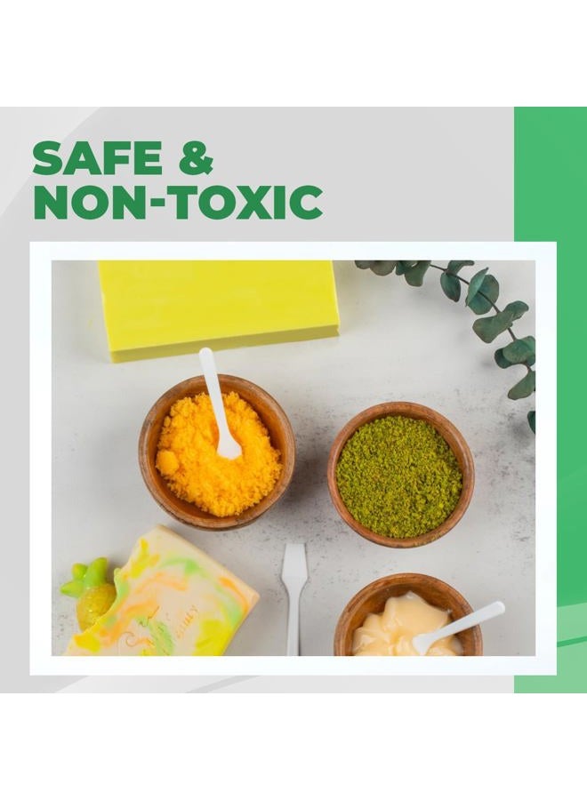 Mirabella Mini Spatula (2.5”, 500 Pack) - Small Facial Makeup Spatula for Skincare, Creams & Crafts | Eye Cream Applicator Tool for Mixing, Cosmetic, Face Mask | Disposable Makeup Applicators | White - Image 3