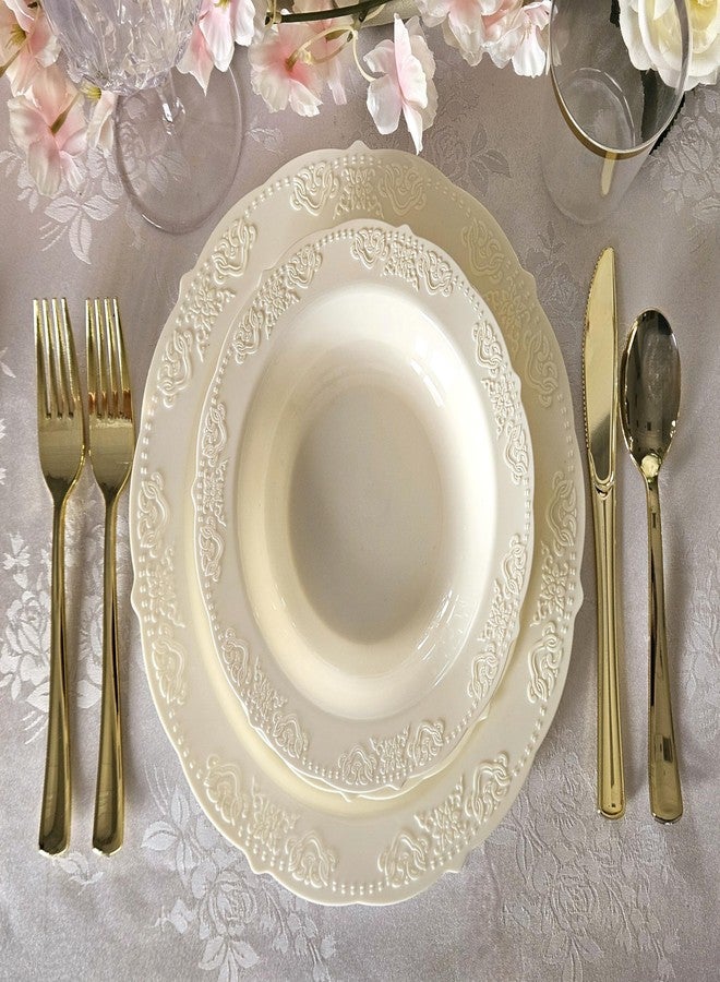 73Hours Disposable Plates for Parties, Weddings, Birthday's, New year, t - Image 5