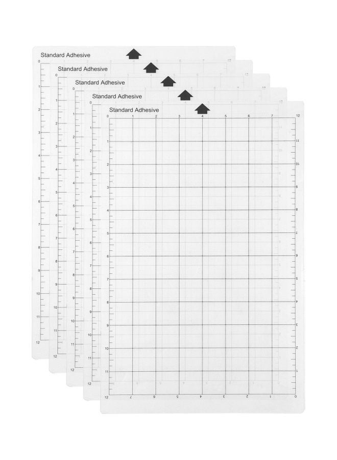 NIBEMINENT 5-Piece Replacement Transparent Cutting Mat Clear  - Image 1