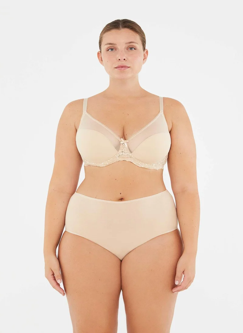 dagi Minimizer Bra Interlock Non Padded Wired Fixed Strap Underwear