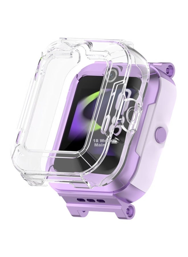 Kmaxai Protective Case + Screen Protector Set For Huawei Children's Watch 5, Soft Silicone Case And Screen Protector Film, Scratch-resistant Eye Protection Film, Protective Shell Tempered Glass Film, - Image 2
