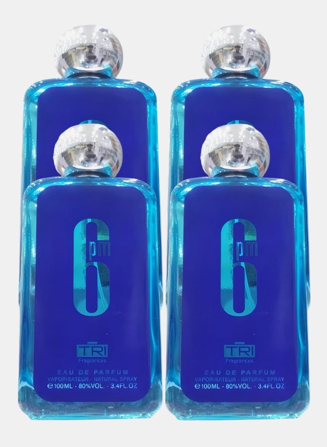 تي أر آي 4 قطع عطر 6 بي ام للرجال 100 مل - Image 1