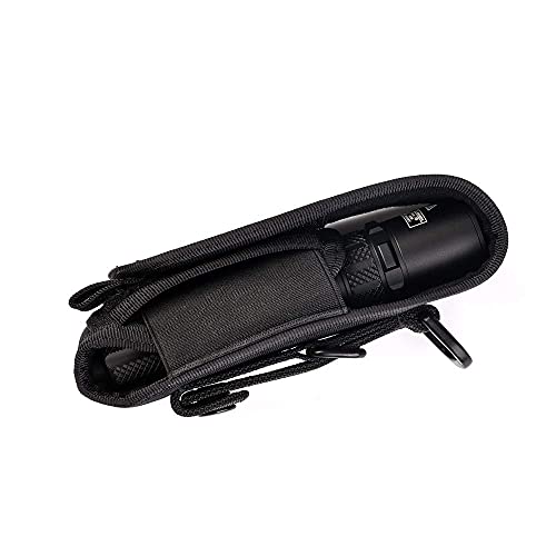 Weltool FH7 Nylon Flashlight Holster Tactical Pouches with Elastic Band,Hook and Loop Fasteners,Adjustable Size, MOLLE System - Image 2