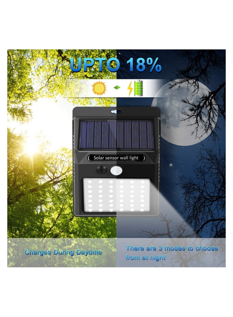Generic 6 Pack Solar Motion Lights Outdoor, 3 Modes/100LED Solar Lights IP65 Waterproof Solar Motion Sensor Lights Solar Wall Lights Outdoor Lights for Front Door, Backyard, Garage (6 PACK(01))  - Image 4
